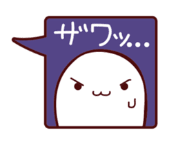 Balloon sticker of a seal sticker #10539128