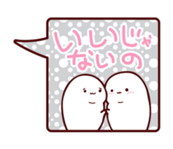 Balloon sticker of a seal sticker #10539134