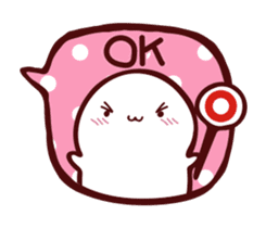 Balloon sticker of a seal sticker #10539136