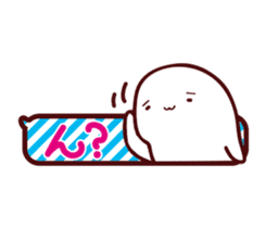 Balloon sticker of a seal sticker #10539139