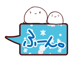 Balloon sticker of a seal sticker #10539140