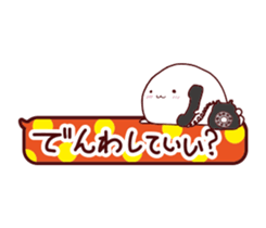 Balloon sticker of a seal sticker #10539144