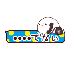 Balloon sticker of a seal sticker #10539145