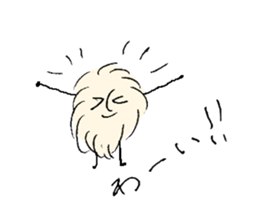 Hairball ! sticker #10539434