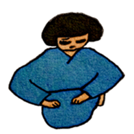 Japanese men's Bob sticker #10539682