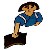 Japanese men's Bob sticker #10539685