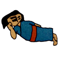 Japanese men's Bob sticker #10539687