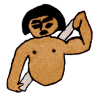 Japanese men's Bob sticker #10539700