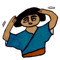 Japanese men's Bob sticker #10539705