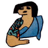 Japanese men's Bob sticker #10539710