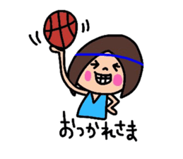 Youth.basketball daughter sticker #10540138