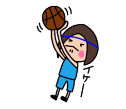Youth.basketball daughter sticker #10540145
