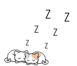 Small cat balloon sticker sticker #10540282