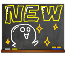 Black Board by gucchi 8 sticker #10540312