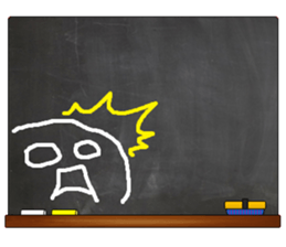 Black Board by gucchi 8 sticker #10540337