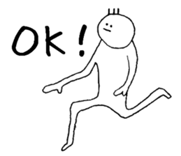 Expressionless stamp sticker #10540767