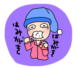 Daily life of Mr. bald mountain sticker #10541475