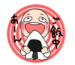 Daily life of Mr. bald mountain sticker #10541477