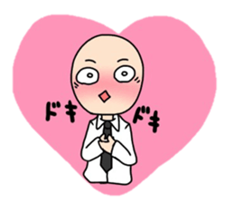 Daily life of Mr. bald mountain sticker #10541505