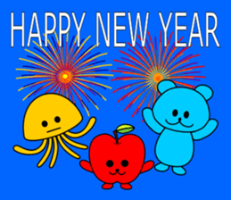 alien greet sticker #10541627