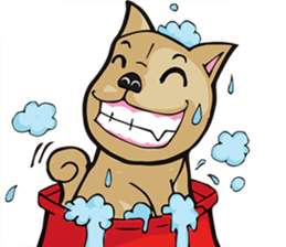 budo dog sticker #10541846