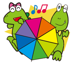 Twin Zaurus sticker #10542647