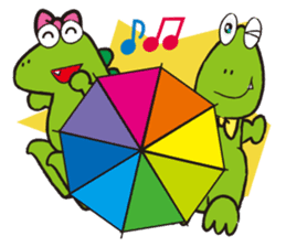 Twin Zaurus sticker #10542647