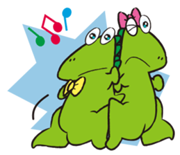 Twin Zaurus sticker #10542649