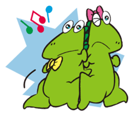 Twin Zaurus sticker #10542649