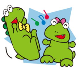 Twin Zaurus sticker #10542651