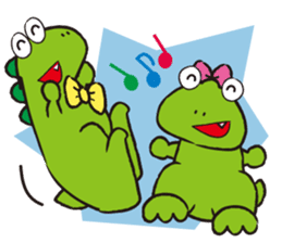 Twin Zaurus sticker #10542651