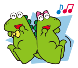 Twin Zaurus sticker #10542654