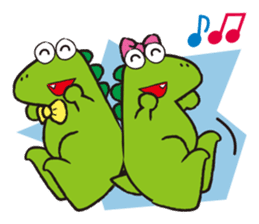 Twin Zaurus sticker #10542654