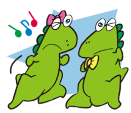 Twin Zaurus sticker #10542655