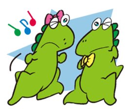 Twin Zaurus sticker #10542655