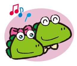 Twin Zaurus sticker #10542656