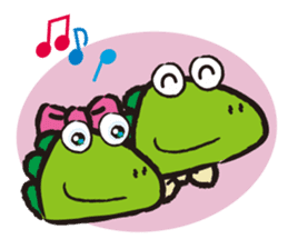 Twin Zaurus sticker #10542656