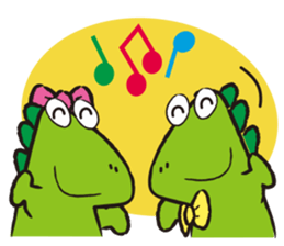 Twin Zaurus sticker #10542664