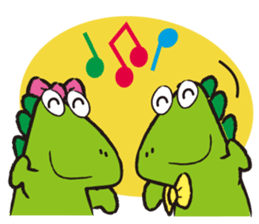 Twin Zaurus sticker #10542664