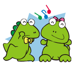 Twin Zaurus sticker #10542665