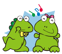 Twin Zaurus sticker #10542665