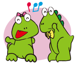 Twin Zaurus sticker #10542666