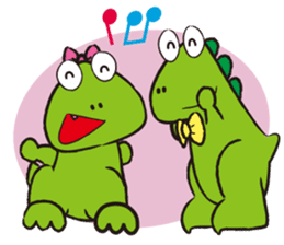 Twin Zaurus sticker #10542666