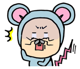 A good friend of, squirrel and mouse sticker #10543048