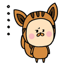 A good friend of, squirrel and mouse sticker #10543051