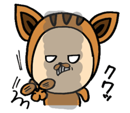 A good friend of, squirrel and mouse sticker #10543061