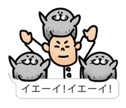 pretty rock and roll hair seal sticker #10543592