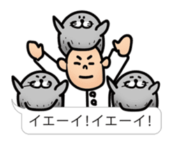 pretty rock and roll hair seal sticker #10543592