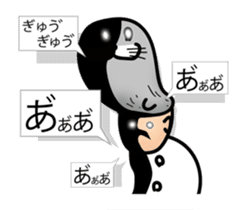 pretty rock and roll hair seal sticker #10543595