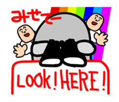 pretty rock and roll hair seal sticker #10543601